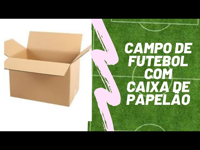 Jogar futebol em casa com o Futebol de Mesa de papelão DIY 