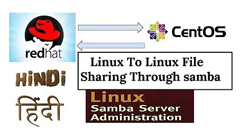 share files between two Linux Machines using samba