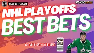 NHL Playoff Best Bets Today | Props & Predictions | May 15th