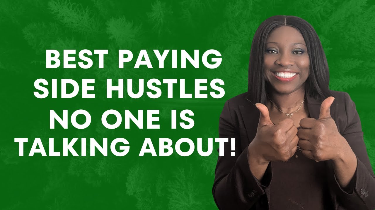 7 SIMPLEST& BEST Paying Side Hustles For Extra Cash In 2024 YouTube