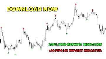 100 Pips No Repaint Indicator BackTest Working on XAUUSD Gold M5  #forex #scalping