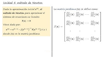 Método de Newton para sistemas de ecuaciones no lineales