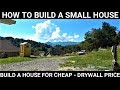 Build a house for cheap - Drywall Price