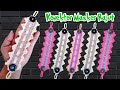 Konektor Masker Rajut 2 Warna Motif Baru || Crochet New Pattern 2 Color Mask Connector