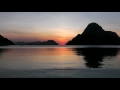 Sunset in El Nido. Palawan Island. Philippines.