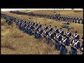 300 vs 4000 massive union attack on confederate camp  men of war bitfa mod gameplay