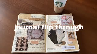 the one with the no music journal flip through