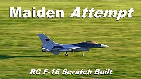 Eerste vluchtpoging - Zelfgebouwde RC F-16 - Deel 11