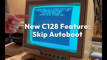 C128 autoboot skip