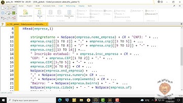 Guia Windev 26 - aula 44 - Set de Procedures. Relatórios baseados em Query.