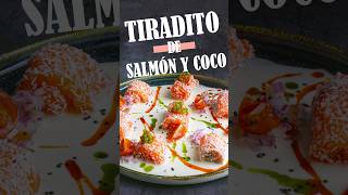 El tiradito más sabroso y original, de salmón y leche de coco, creado por el restaurante Inti de Oro