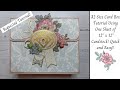 A2 Card Box Tutorial Using One Sheet of 12" x 12" Cardstock! Quick and Easy!!