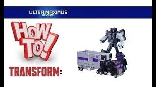 🔥 How to Transform Motormaster | Transformers Legacy