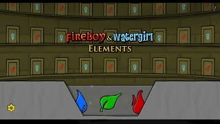 Fireboy And Watergirl 5: Elements The Forest Temple Level 1 To 10 Full Gameplay screenshot 4