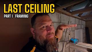 Framing the Final Ceiling in Our Off-Grid House