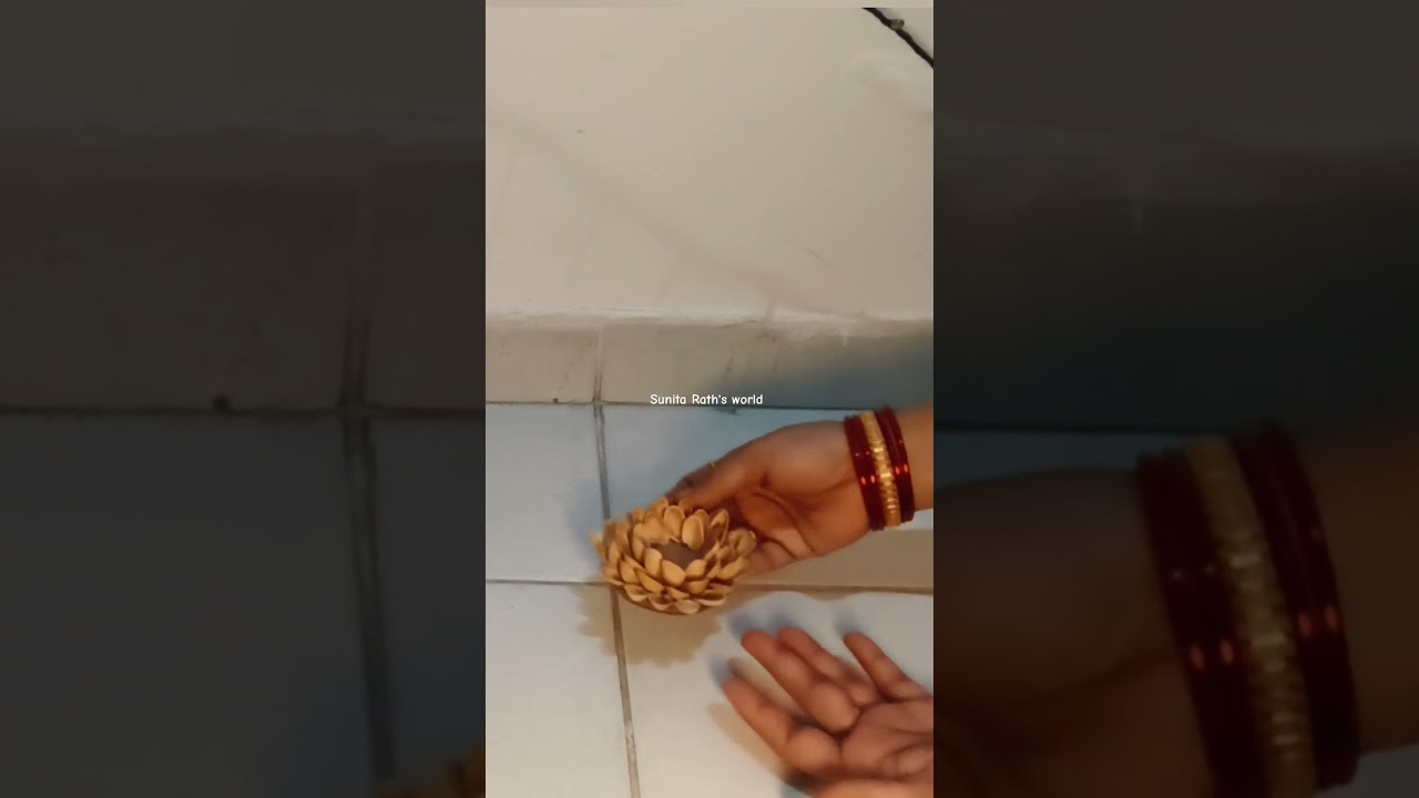 tea light holder using pistashells|diy candle holder 