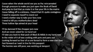 Kendrick Lamar - The Heart Part 3 [Lyrics on Screen]