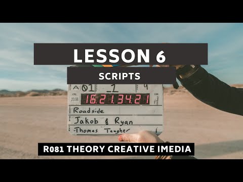 R081 Lesson #6 - Scripts