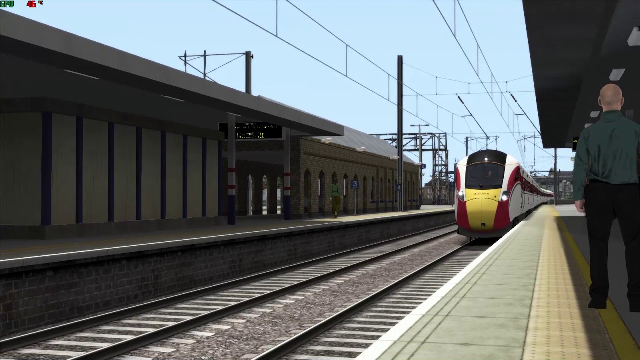 Train Simulator 2020 LNER Azuma passing Finsbury Park - YouTube