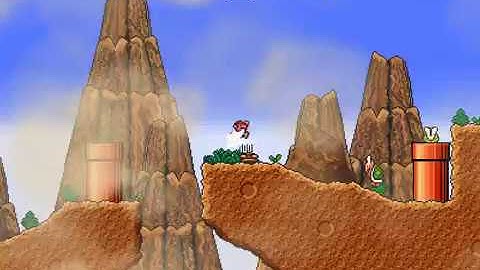 SMBX Custom Level - Cleavaged Cliff