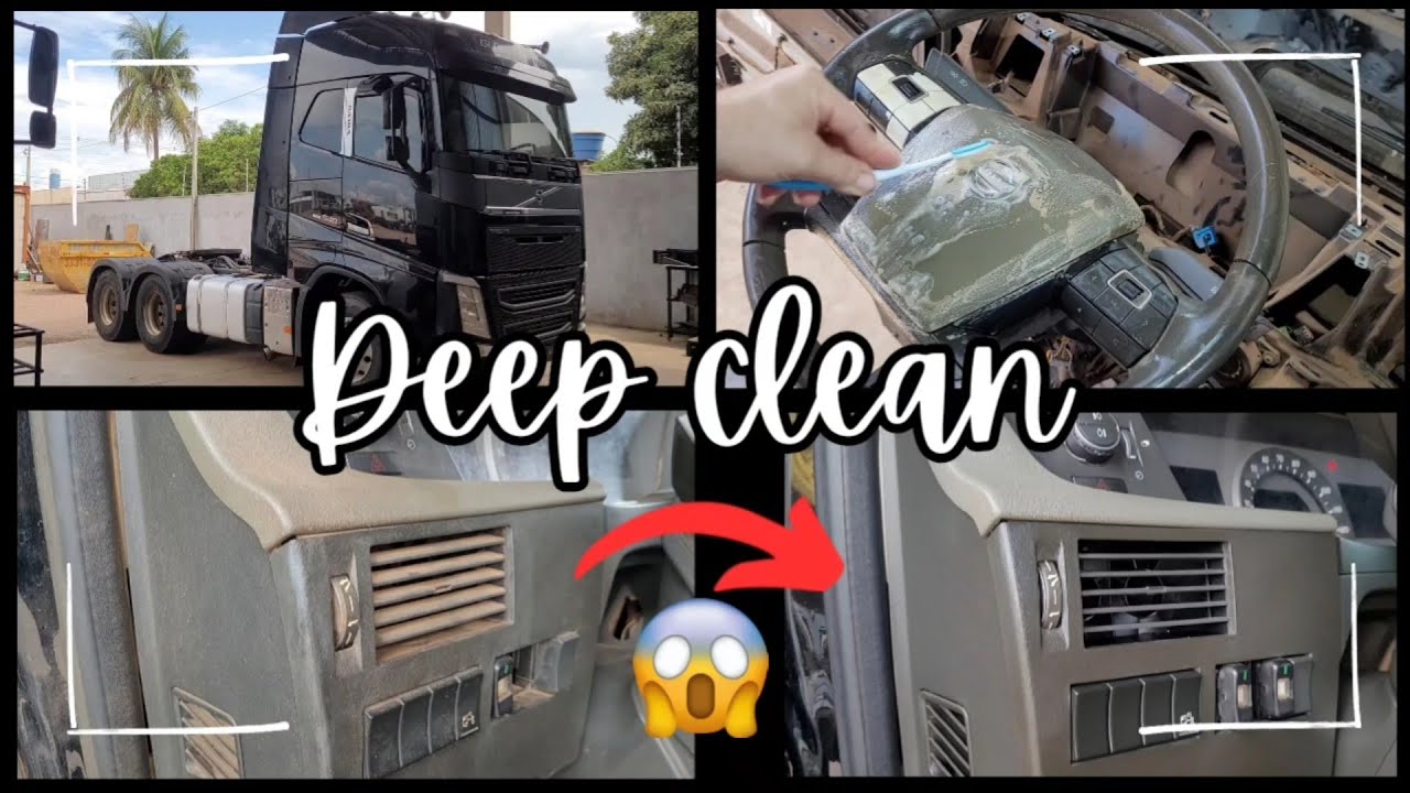 Como isso é possível?!?! Limpando o interior do caminhão MAIS DESAGRADÁVEL de todos os tempos!