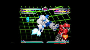 MvC2 - Sentinel Mid-Screen Reset (Cyclops AA assist)