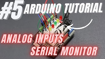 005 - Analog input, potentiometer, voltmeter, Serial Monitor Arduino