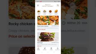 Flutter wing restaurant app screenshot 1