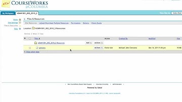 New CourseWorks: How to Add New Pages to your Course Site