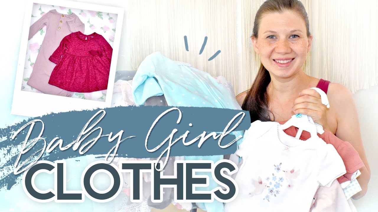 HUGE Collective Baby Girl CLOTHING HAUL Carter's, Kohls, Once Upon a