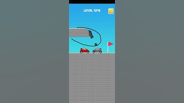 Draw Bridge puzzle level 1219 #drawing #game #gameplay #games #gaming #story1 #draw #trending#shorts