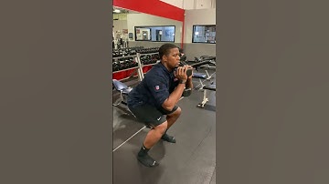 The TRUTH About SQUAT Depth!!! Day 1 NFL Training - Goblet Squat Eccentric Isometrics Nick Thurman