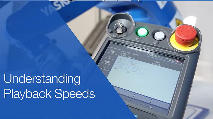 Yaskawa Robot YRC1000: Understanding Playback Speed