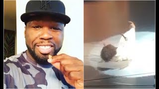 50 Cent Reacts To Oprah Falling Off Stage \\