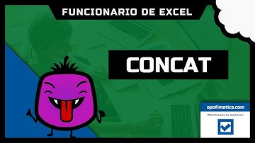 📗 Cómo se utiliza la función CONCAT CONCATENAR en Excel? ▶ Lista de funciones Curso Excel básico