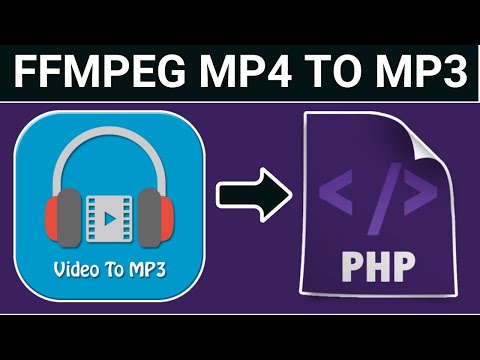 PHP FFMPEG Example to Convert MP4 Video to MP3 Audio File Using HTML5 Form in Browser