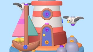 Happy Screw Trip 3D: ASMR Level 9: Gameplay Solution