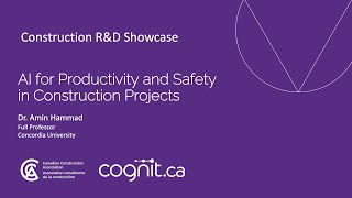 AI for Safety and Productivity in Construction Projects - R&D Showcase - 2021-10-13