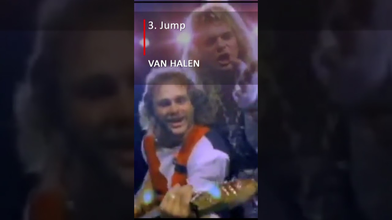 10 SUCESSOS DA BANDA VAN HALEN! #SHORT