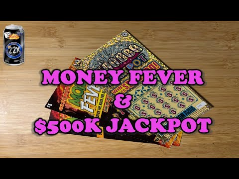 MONEY FEVER 500K JACKPOT WASHINGTON LOTTERY SCRATCH IT TICKETS