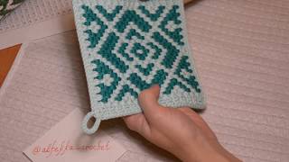 Обзорный мк по технике Bricks Crochet - подробное видео на канале, ссылка 👇