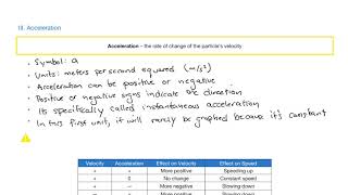 Ch. 2 pt. 3: Acceleration from Mastering AP® Physics C: Mechanics (2020-2021)