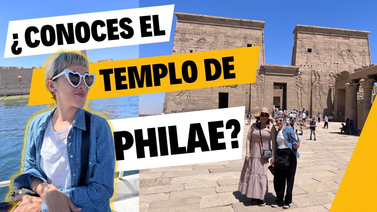 EL TEMPLO DE PHILAE, EGIPTO CON EL PROFESOR PANDA