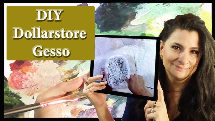 How to use Clear Gesso in mixed-media. 