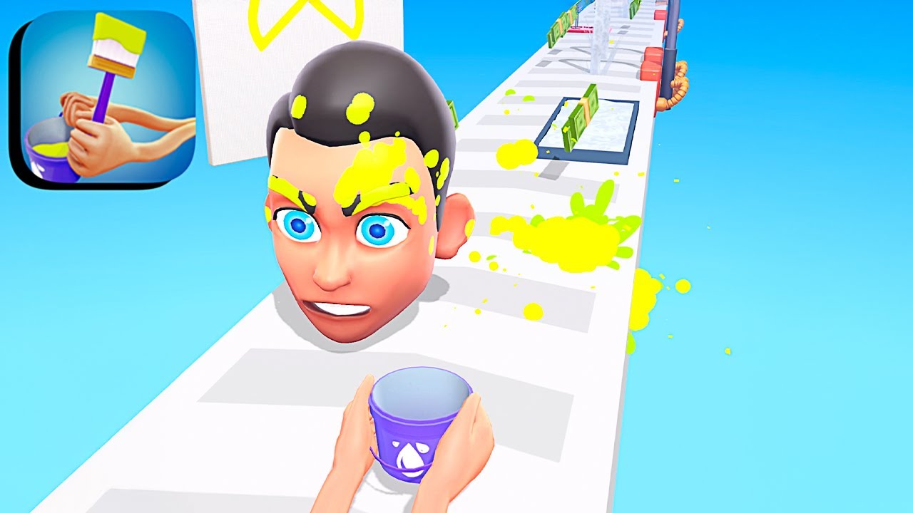 Canvas Paint Rush - All Levels Gameplay Android,ios (Part 1) - YouTube
