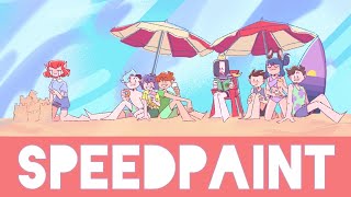 Beach Day Speedpaint
