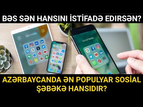 Video: Ölkəmizdə ən Populyar Sosial şəbəkələr