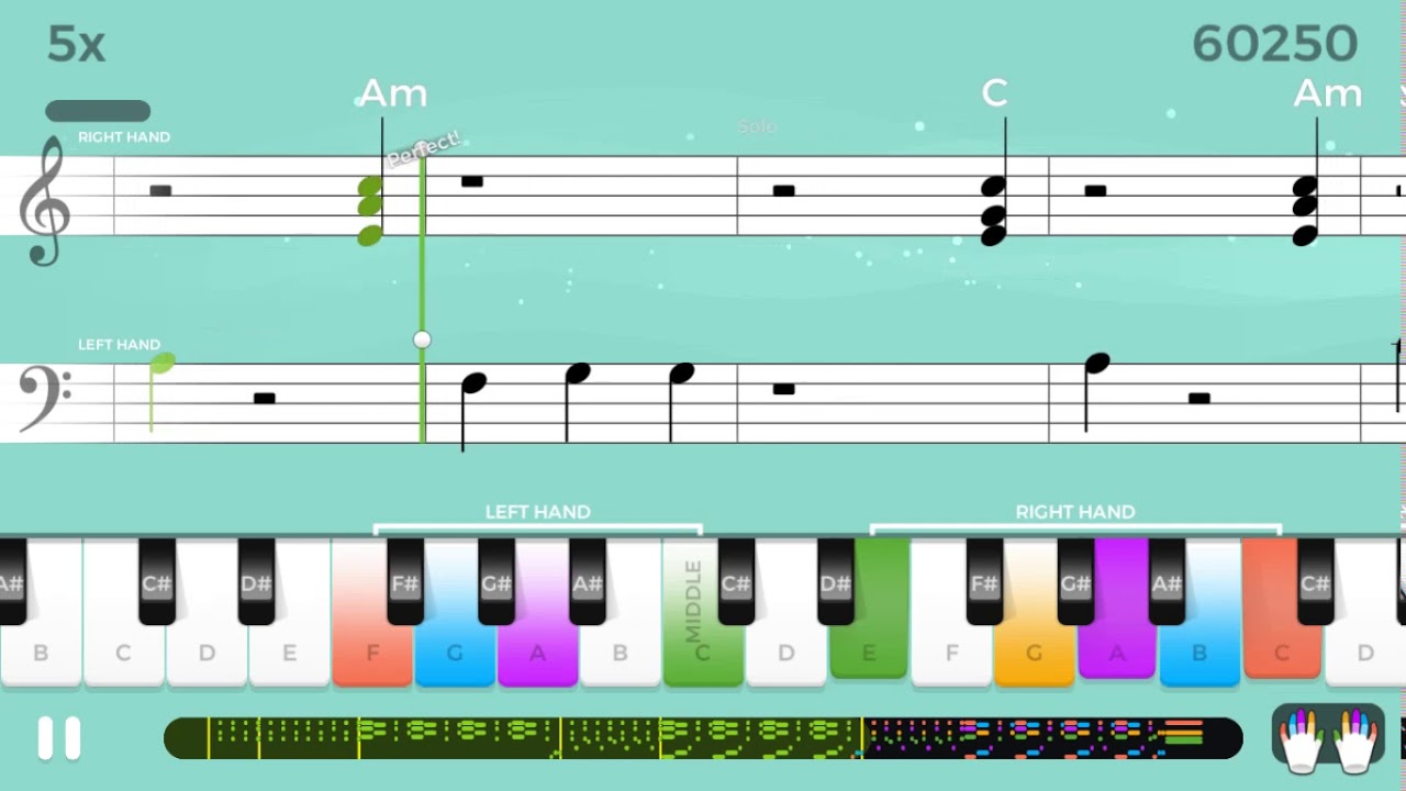 Lost In The Wilderness Yousician Weekly Challenge Piano Sheet Mode