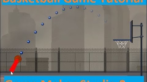 Basketball 2D Tutorial | Game Maker Studio 2 | Projectile Motion | Basketball Physics