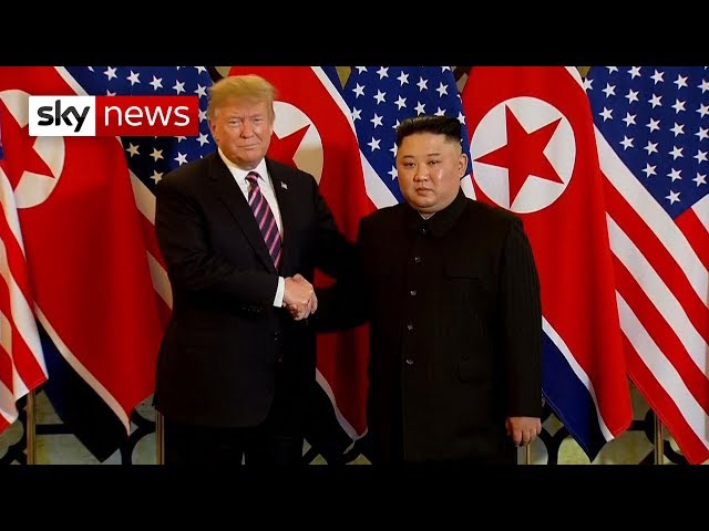 Kim and Trump (Sky News)